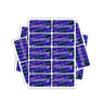 Blueberry Rectangle / Pre-Roll Labels - Pre-Roll (10.16cm x 6.7cm) / 10