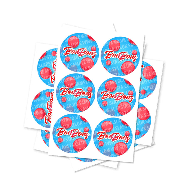 Bon Bons Circular Stickers - SLAPSTA