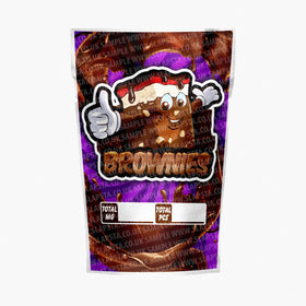 Brownies Mylar Pouches Pre-Labeled
