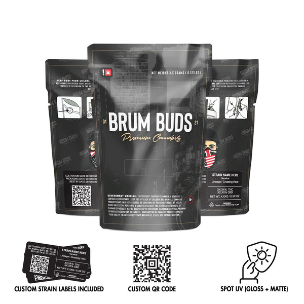 'Brum Buds' 3.5grams Pouches - SLAPSTA