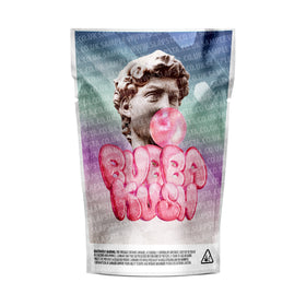 Sachets Mylar Bubba Kush pré-étiquetés