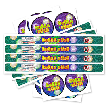 Bubba Kush Pre - Labeled 3.5g Self - Seal Tins - 60pcs