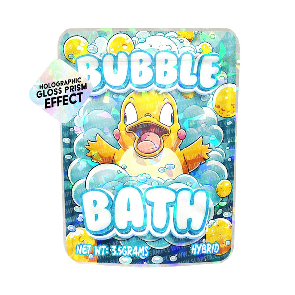 Bubble Bath SFX Mylar Pouches Pre-Labeled - SLAPSTA