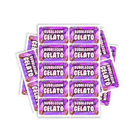 Étiquettes rectangulaires / pré-enroulées Bubblegum Gelato