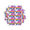 Bubblegum Rectangle / Pre-Roll Labels - Pre-Roll (10.16cm x 6.7cm) / 10