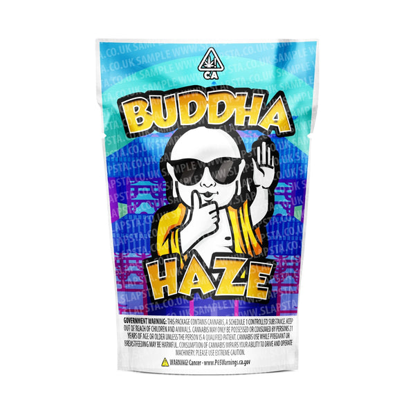 Buddha Haze Mylar Pouches Pre-Labeled - SLAPSTA