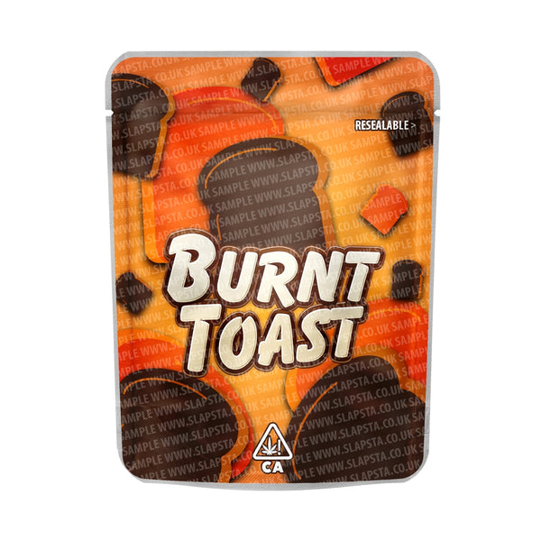 Burnt Toast Mylar Pouches Pre-Labeled - SLAPSTA