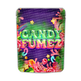 Sachets Mylar Candy Fumez pré-étiquetés