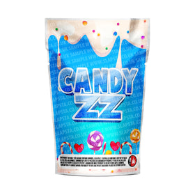 Candy ZZ Mylar Pouches Pre-Labeled