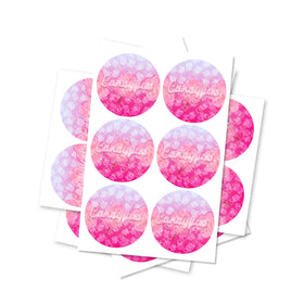 Candyfloss Circular Stickers