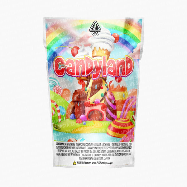 Candyland Mylar Pouches Pre-Labeled - SLAPSTA