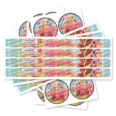 Candyland Pre - Labeled 3.5g Self - Seal Tins - 60pcs