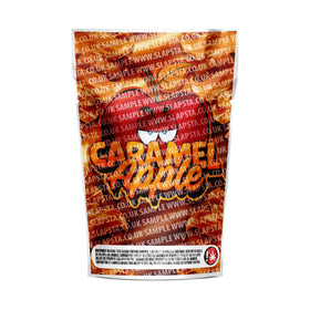 Caramel Apple Mylar Pouches Pre-Labeled