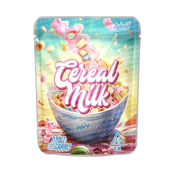 Cereal Milk Mylar Pouches Pre-Labeled - SLAPSTA