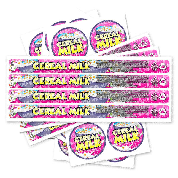 Cereal Milk Pressitin Strain Labels - SLAPSTA