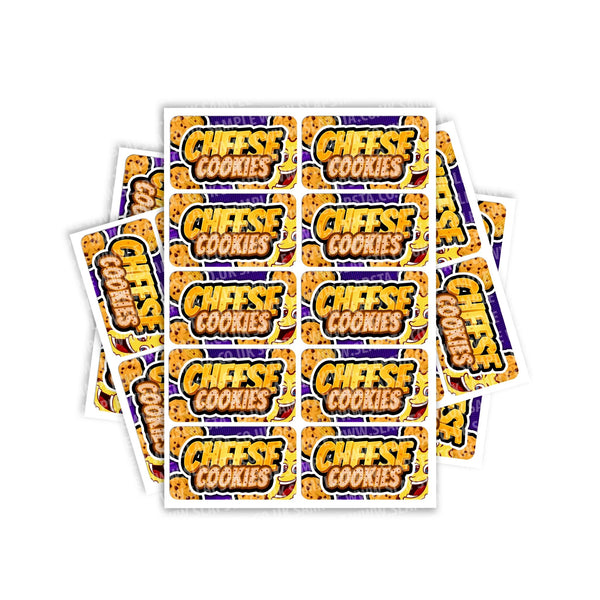 Cheese Cookies Rectangle / Pre-Roll Labels - SLAPSTA