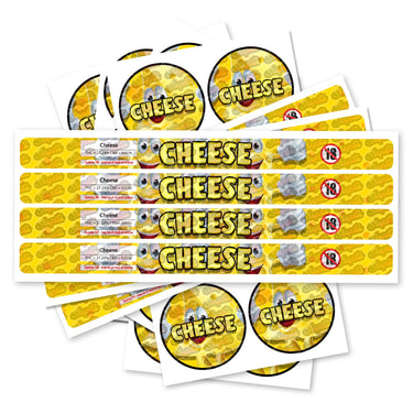 Cheese Pre - Labeled 3.5g Self - Seal Tins - 60pcs