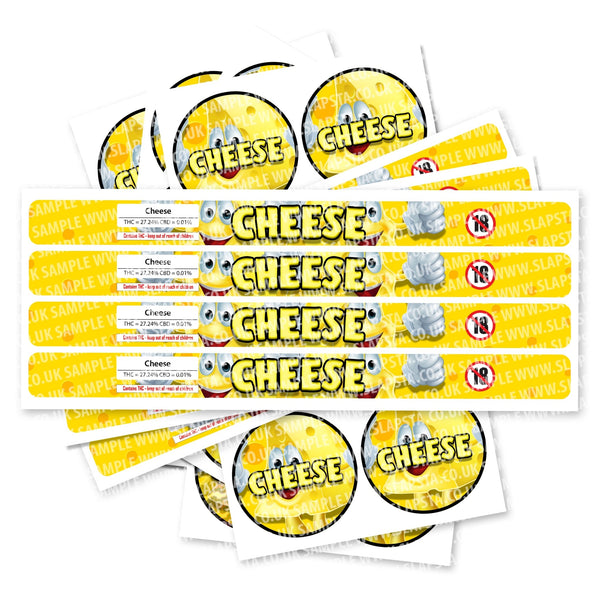 Cheese Pressitin Strain Labels - SLAPSTA