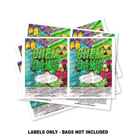 Chemdawg Mylar Bag Labels ONLY