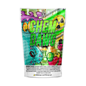 Sachets Mylar Chemdawg pré-étiquetés