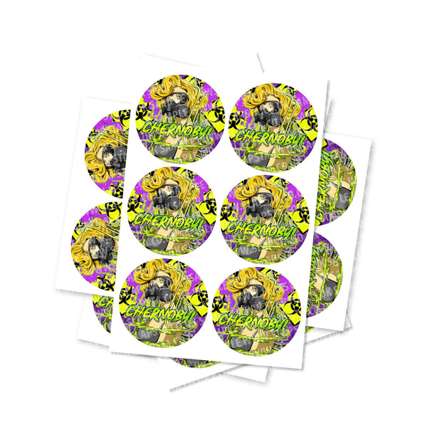 Chernobyl Circular Stickers - SLAPSTA