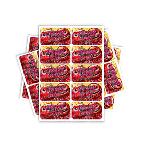 Cherry Bomb Rectangle / Pre-Roll Labels