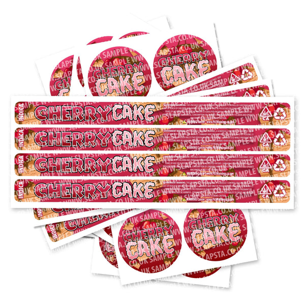 Cherry Cake Pressitin Strain Labels - SLAPSTA