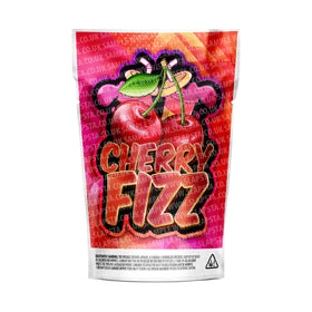 Sachets Mylar Cherry Fizz pré-étiquetés