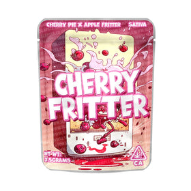 Cherry Fritter Mylar Pouches Pre-Labeled