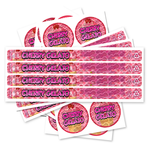Cherry Gelato Pre-Labeled 3.5g Self-Seal Tins SLAPSTA