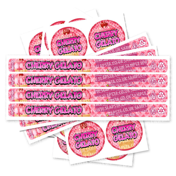Cherry Gelato Pressitin Strain Labels - SLAPSTA