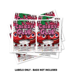 Cherry Glue Mylar Bag Labels ONLY