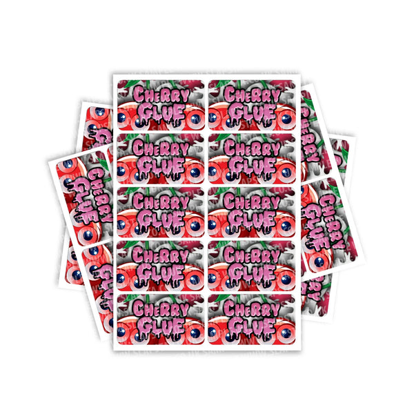 Cherry Glue Rectangle / Pre-Roll Labels - SLAPSTA