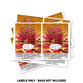 Cherry Pie Mylar Bag Labels ONLY