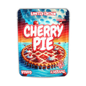 Cherry Pie Mylar Pouches Pre-Labeled