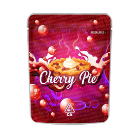 Cherry Pie Mylar Pouches Pre-Labeled