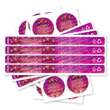 Cherry Punch Pre - Labeled 3.5g Self - Seal Tins - 60pcs