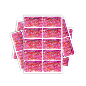 Cherry Punch Rectangle / Pre-Roll Labels