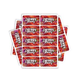 Cherry Runtz Rectangle / Pre-Roll Labels