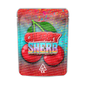 Cherry Sherb Mylar Pouches Pre-Labeled