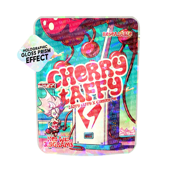 Cherry Taffy SFX Mylar Pouches Pre-Labeled - SLAPSTA
