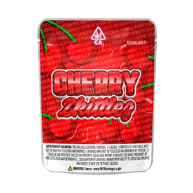 Cherry Zkittlez Mylar Pouches Pre-Labeled