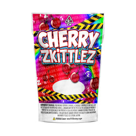 Sachets Mylar Cherry Zkittlez pré-étiquetés