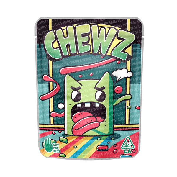 Chewz Mylar Pouches Pre-Labeled - SLAPSTA