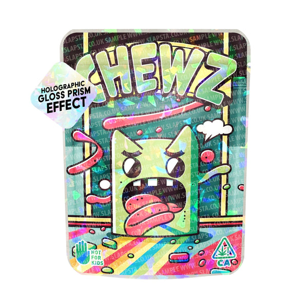 Chewz SFX Mylar Pouches Pre-Labeled - SLAPSTA