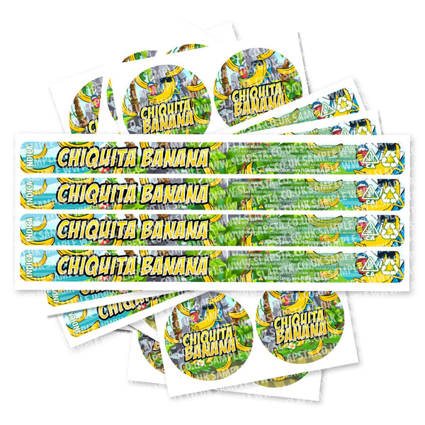 Chiquita Banana Pressitin Strain Labels - SLAPSTA