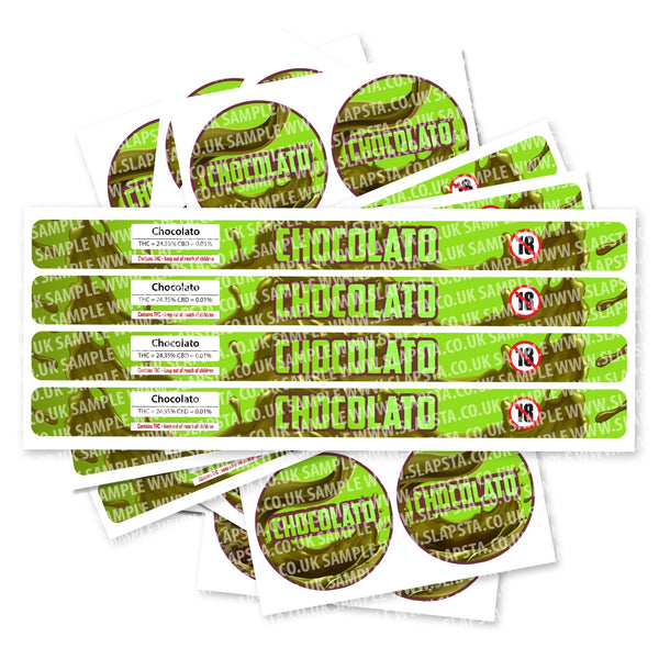 Chocolato Pressitin Strain Labels - SLAPSTA
