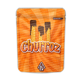 Churroz Mylar Pouches Pre-Labeled