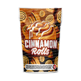 Cinnamon Rolls Mylar Pouches Pre-Labeled