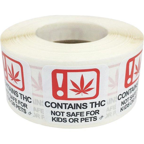 Contains THC Labels - SLAPSTA